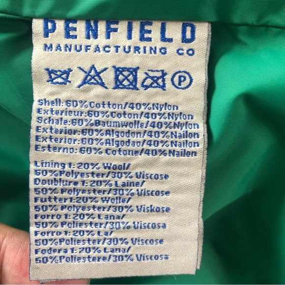 Penfield Navy Blue 60/40 Hooded Jacket Small - Picture 13 of 16